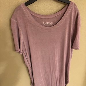 Purple tee
